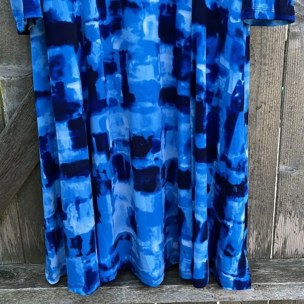 EUC Susan Graver liquid knit dress - Image 5