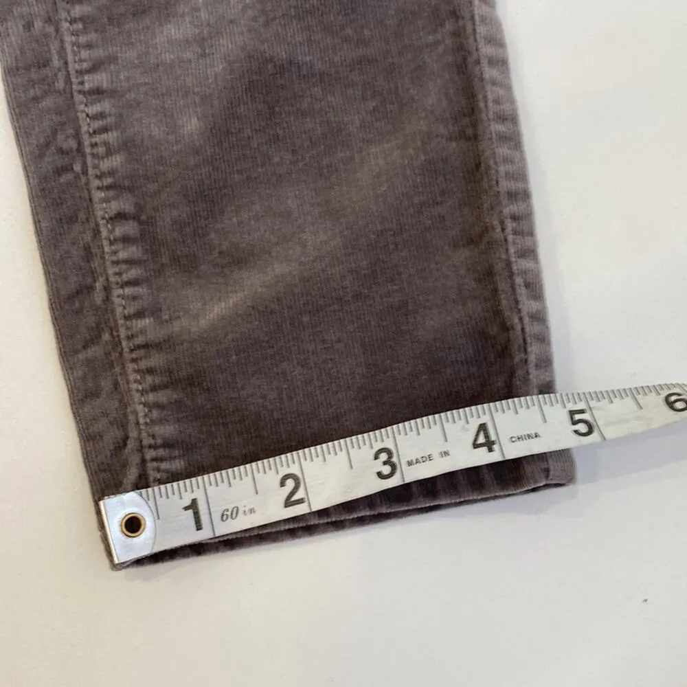 LOFT Outlet Curvy Skinny Women’s Gray Baby Corduroys EUC Sz 14 Cotton Stretch - Image 11