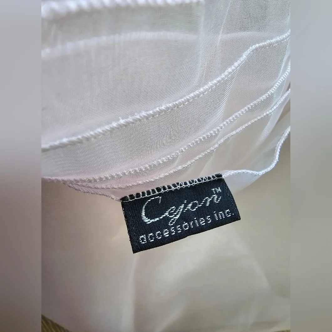 Cejon Light Pink Sheer Wrap Wide Scarf Organza Wrap Scarf - Image 4