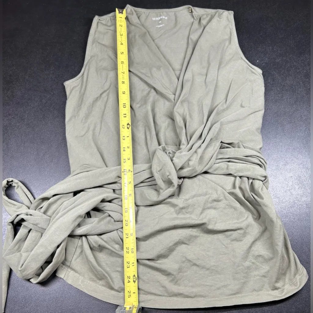 Seraphine Size M Skin To Skin Babywear Sleeveless Green Winfrid Top Size M - Image 6