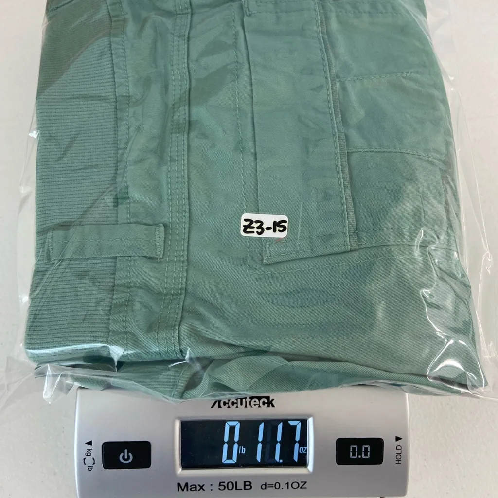 Gloria Vanderbilt women’s green soft‎ waistband tie cinched hem capri pants 10 - Image 9