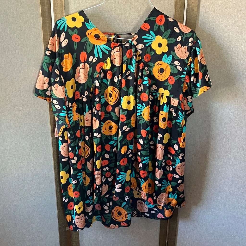 Chic Soul Multicolor Floral top 2x - Image 8