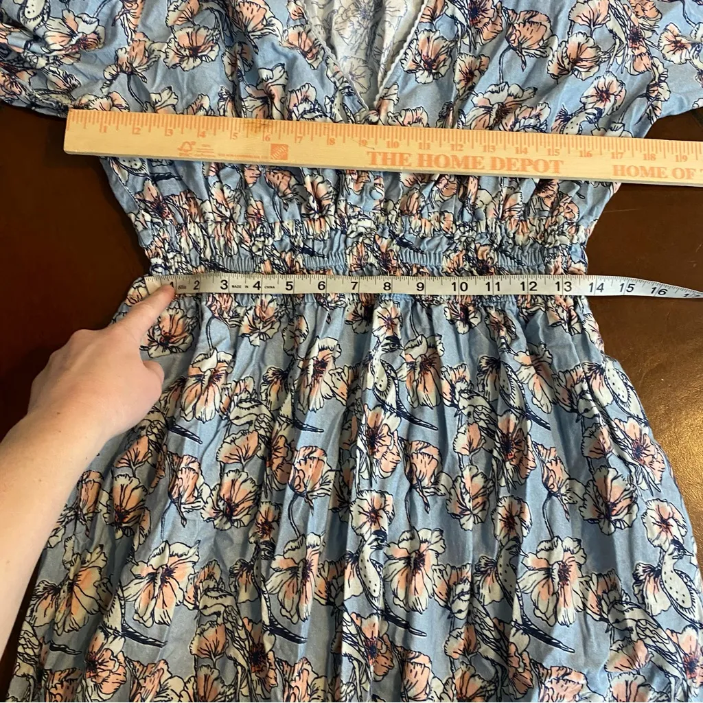 St. Roche Auberon Midi Dress Size 10 Organic‎ Cotton Coastal Beachy Vacation Pink - Image 11