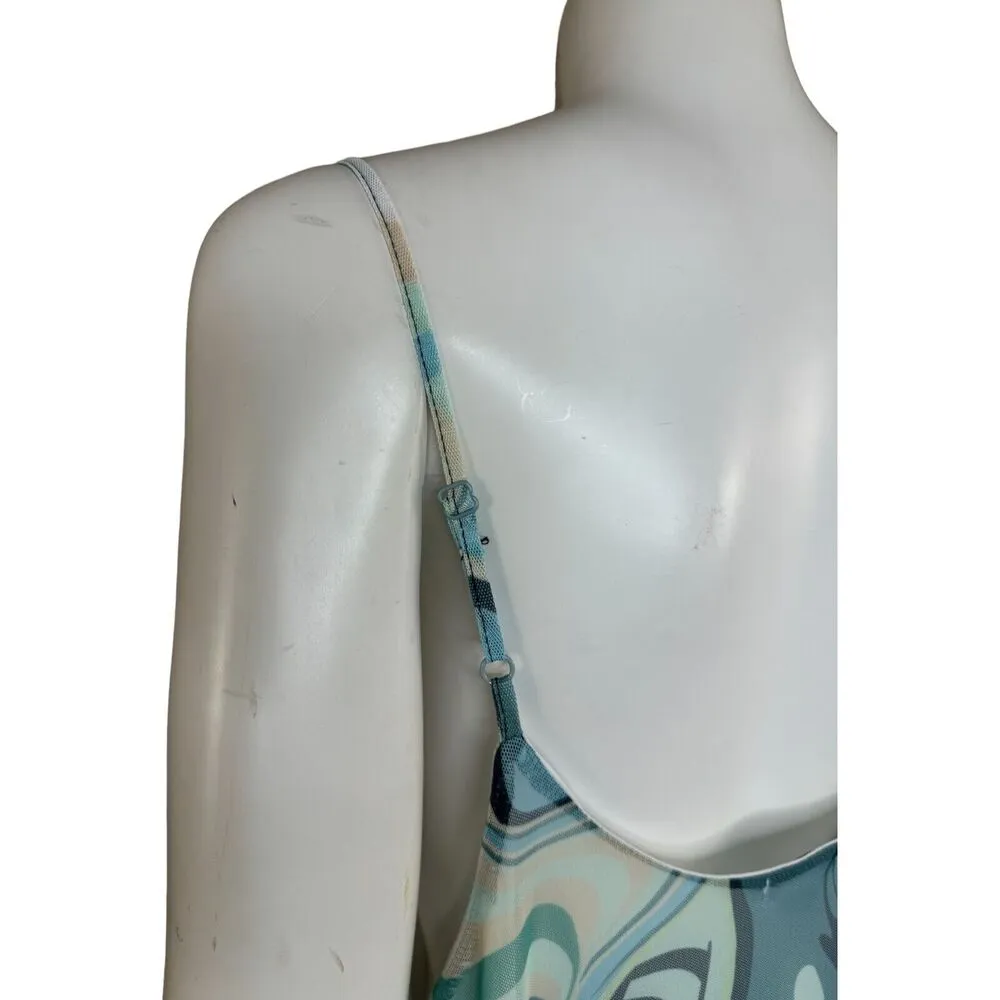 Rue 21 Blue Swirl Sleeveless Sheath Dress Lined Adjustable Straps Size 4X NWT - Image 6