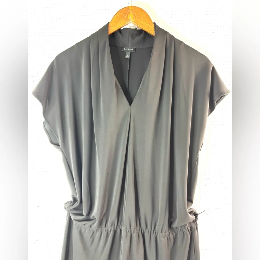 Talbots M V-Neck Fitted Pullover Knee-length Dress - Funeral - Image 4