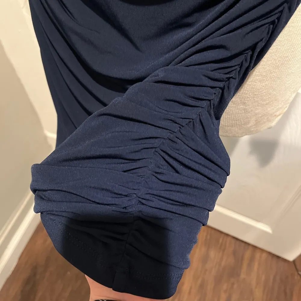 One Shoulder Bodycon Ruched Cutout Bedazzled Mini Dress Size XS - Image 5