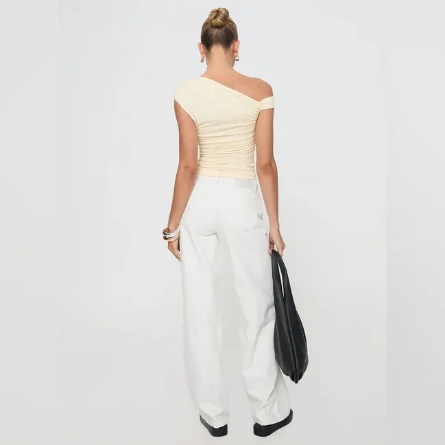 NWT Princess Polly lando jeans in white - Image 11