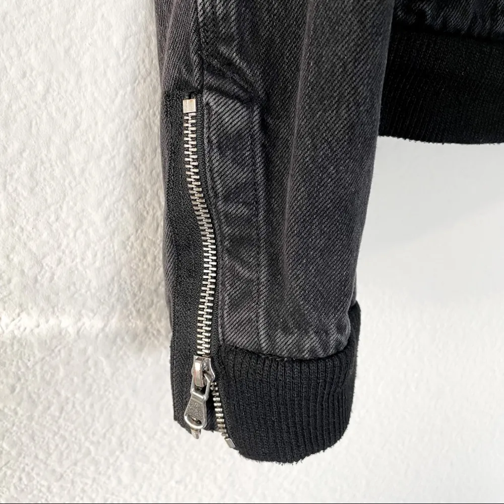 J Brand Harlow Bomber Jacket in Double Cross - Image 7