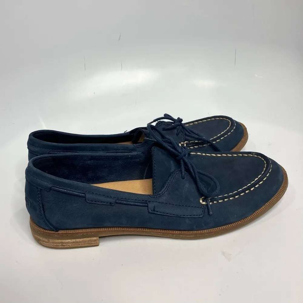 Sperry blue leather loafers size‎ 7 - Image 3