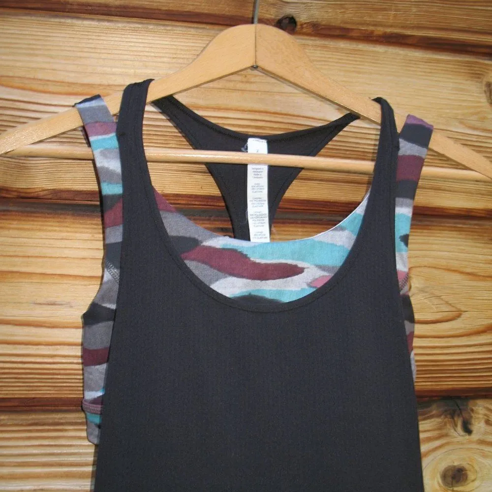 Lululemon All Sport Support Tank Black  Mini Coast Camo Multi - Image 6
