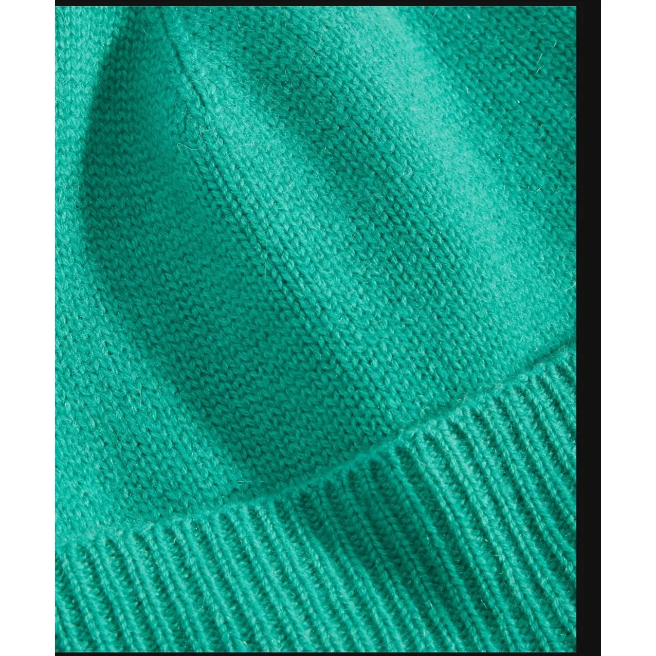 Brand New Charter Club Cashmere Peacock Green Adult One Size Hat Beanie Cashmere - Image 3