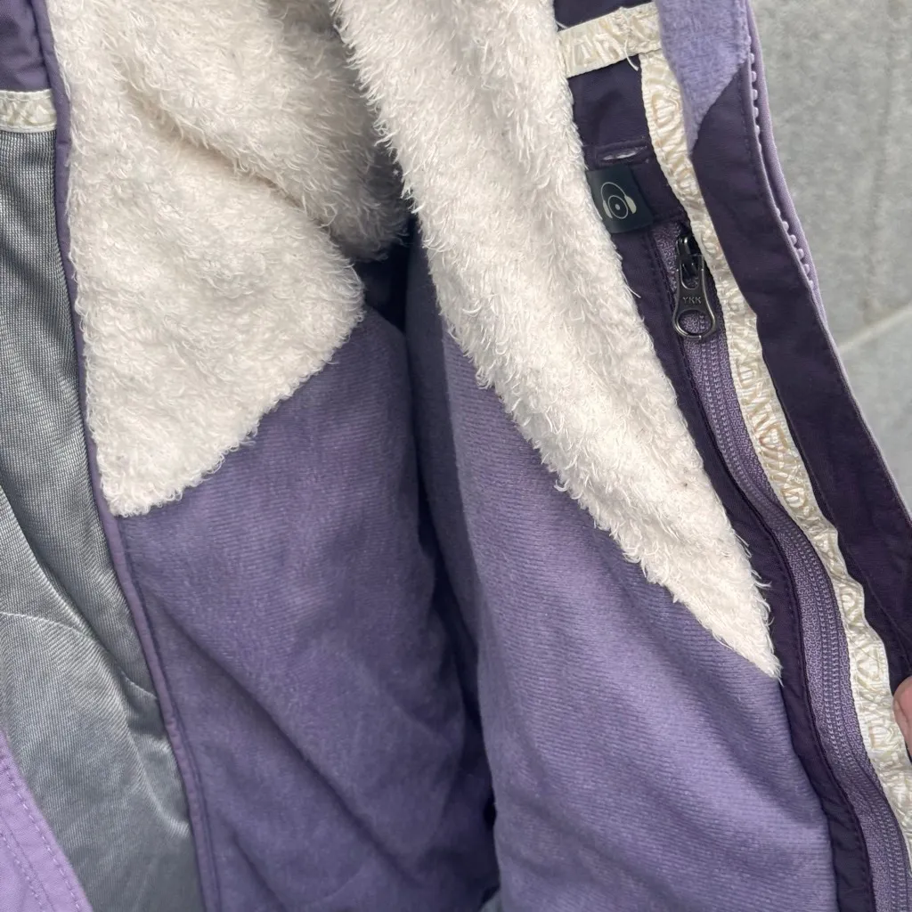 Women's Columbia Purple Omni-Shield Ski Jacket L - Image 4
