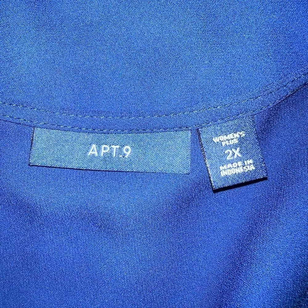 Apt9 cobalt blue pretty sleeveless top! New - Image 6
