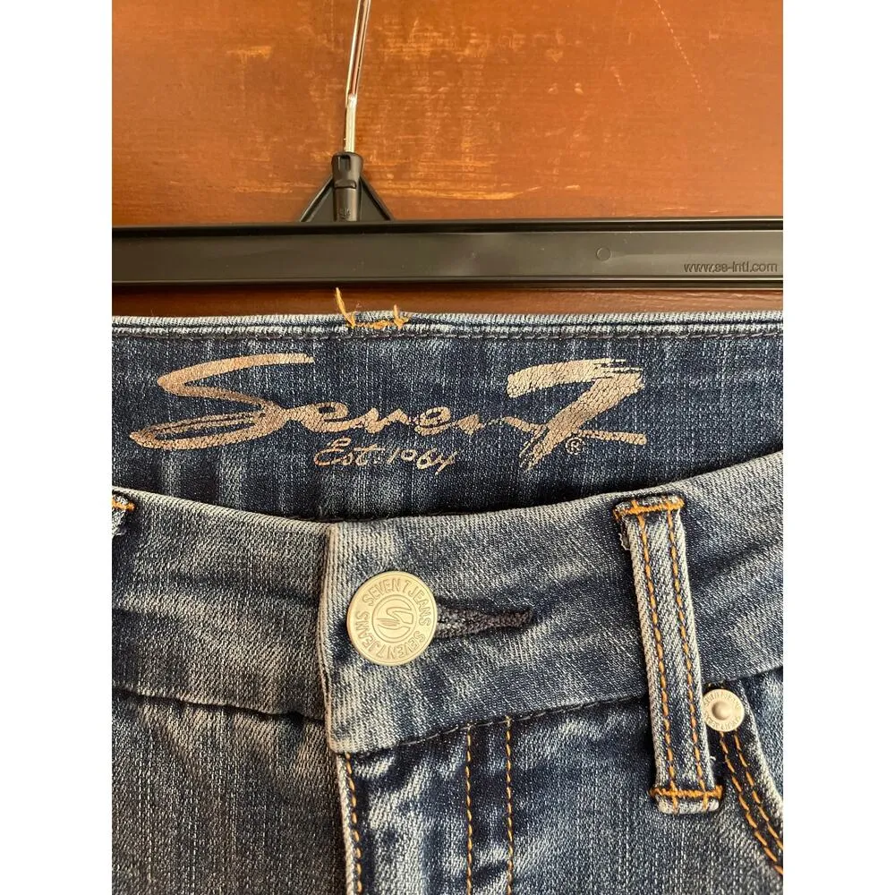 Seven7 tummyless high rise skinny jeans size 12 - Image 2