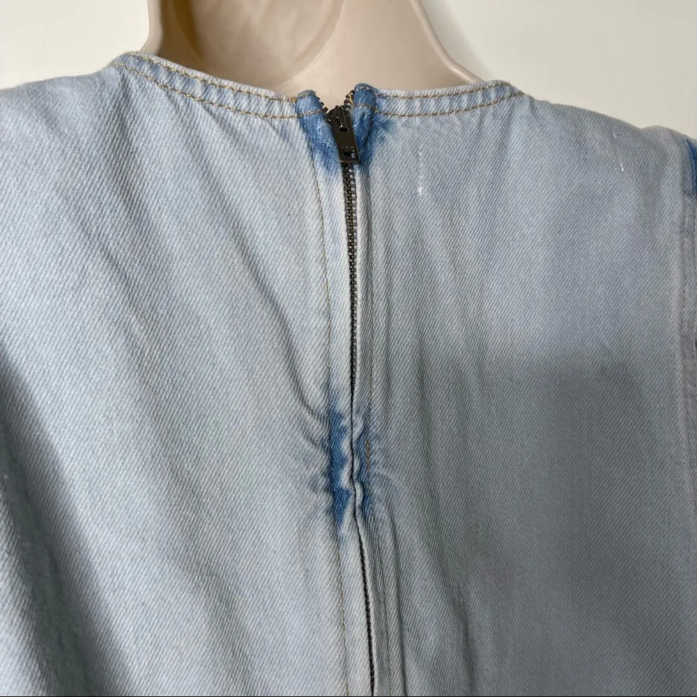 IRO Paloa light blue denim dress sz EUR 38 US 6 - Image 14