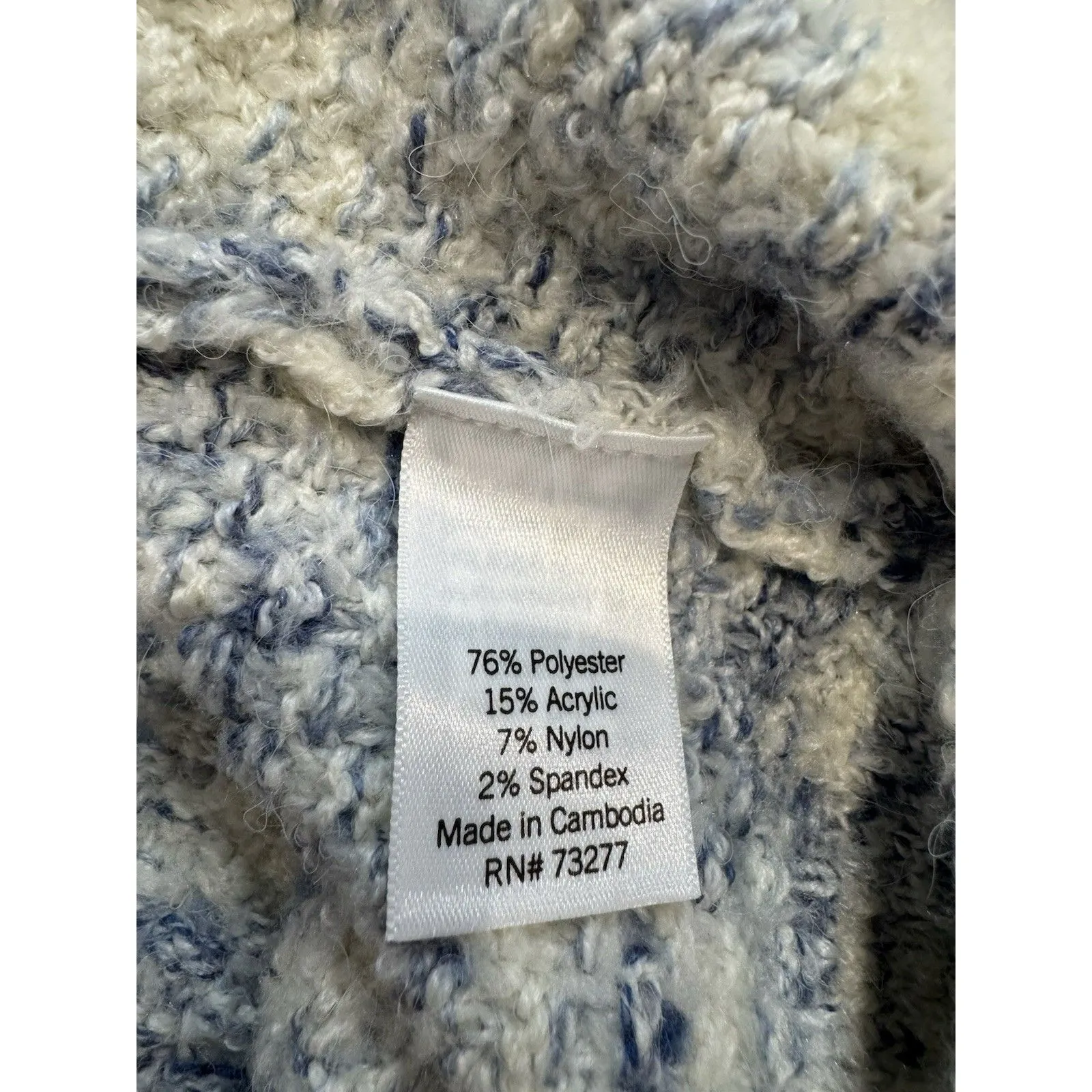 LC Lauren Conrad Sweater Size Medium V-Neck Seed Stitch Tunic - Image 10