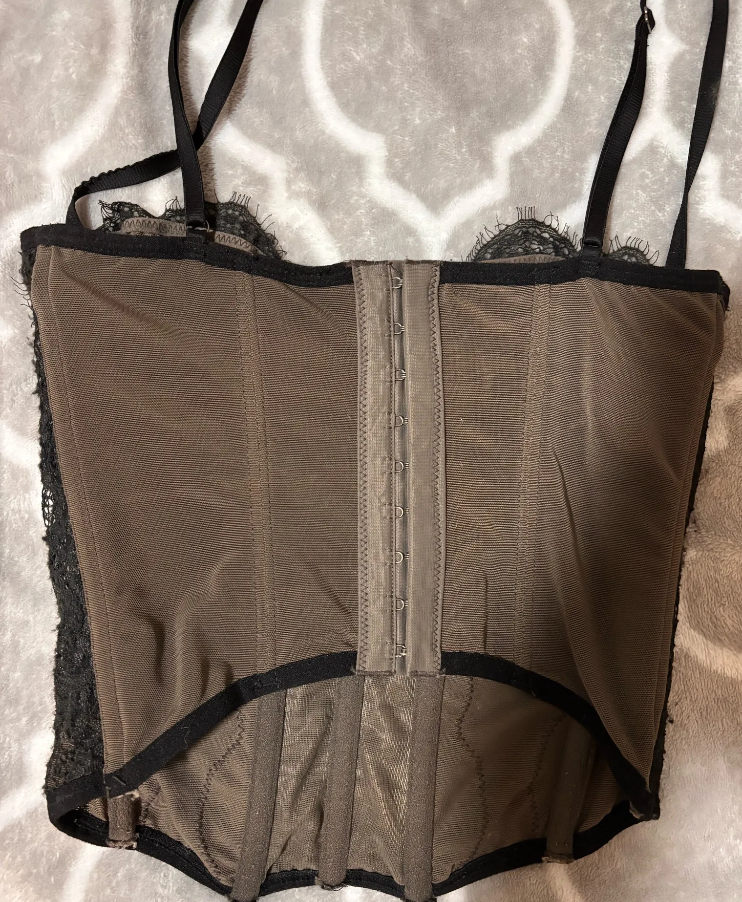 Urban Outfitters Corset Top Black - Image 2