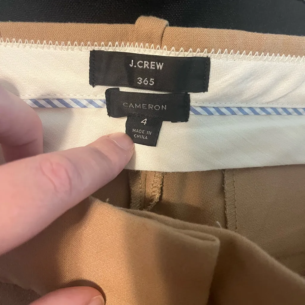 J. Crew Cameron Khaki Trousers - Image 3