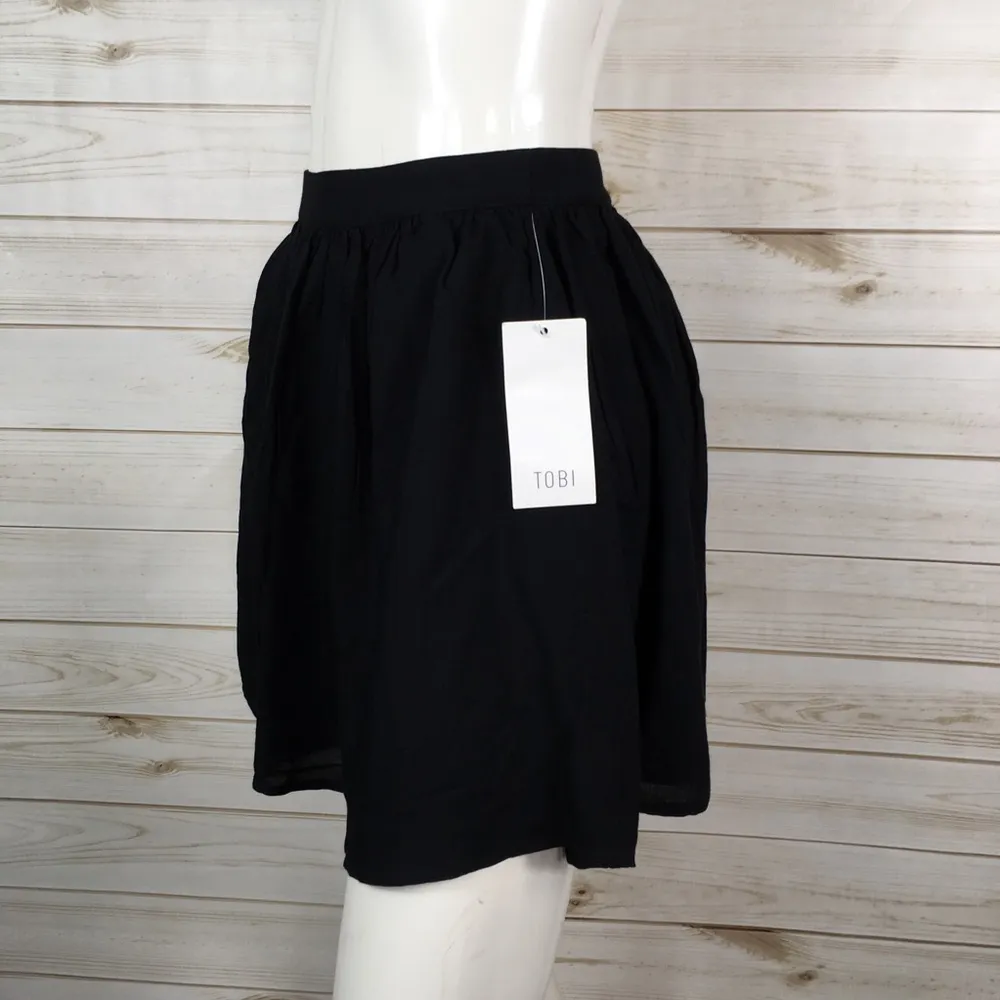 Tobi  Black Mini Skirt - Image 3