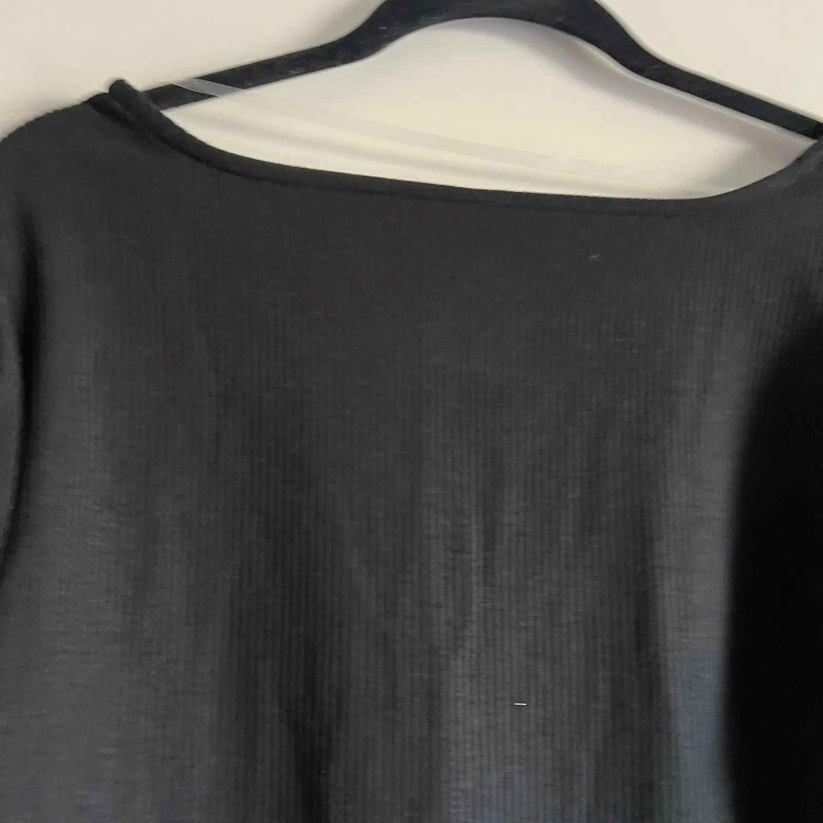 A New Day Women's Plus Size Black Slim Fit Long Sleeve Bodysuit - Size XXL - NWT - Image 6