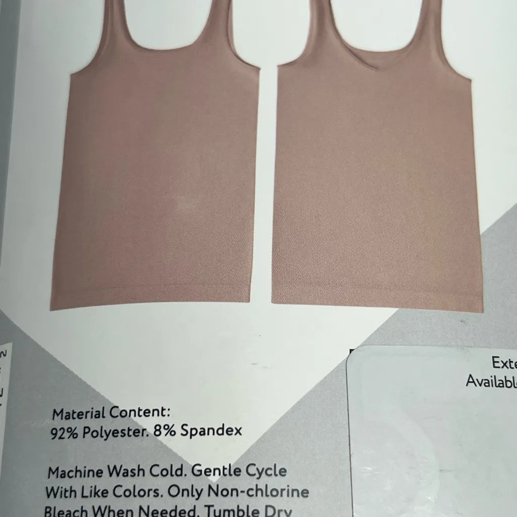 MEMBER’S MARK Ladies Seamless Reversible Cami‎ NUDE M Tan Size M - Image 4