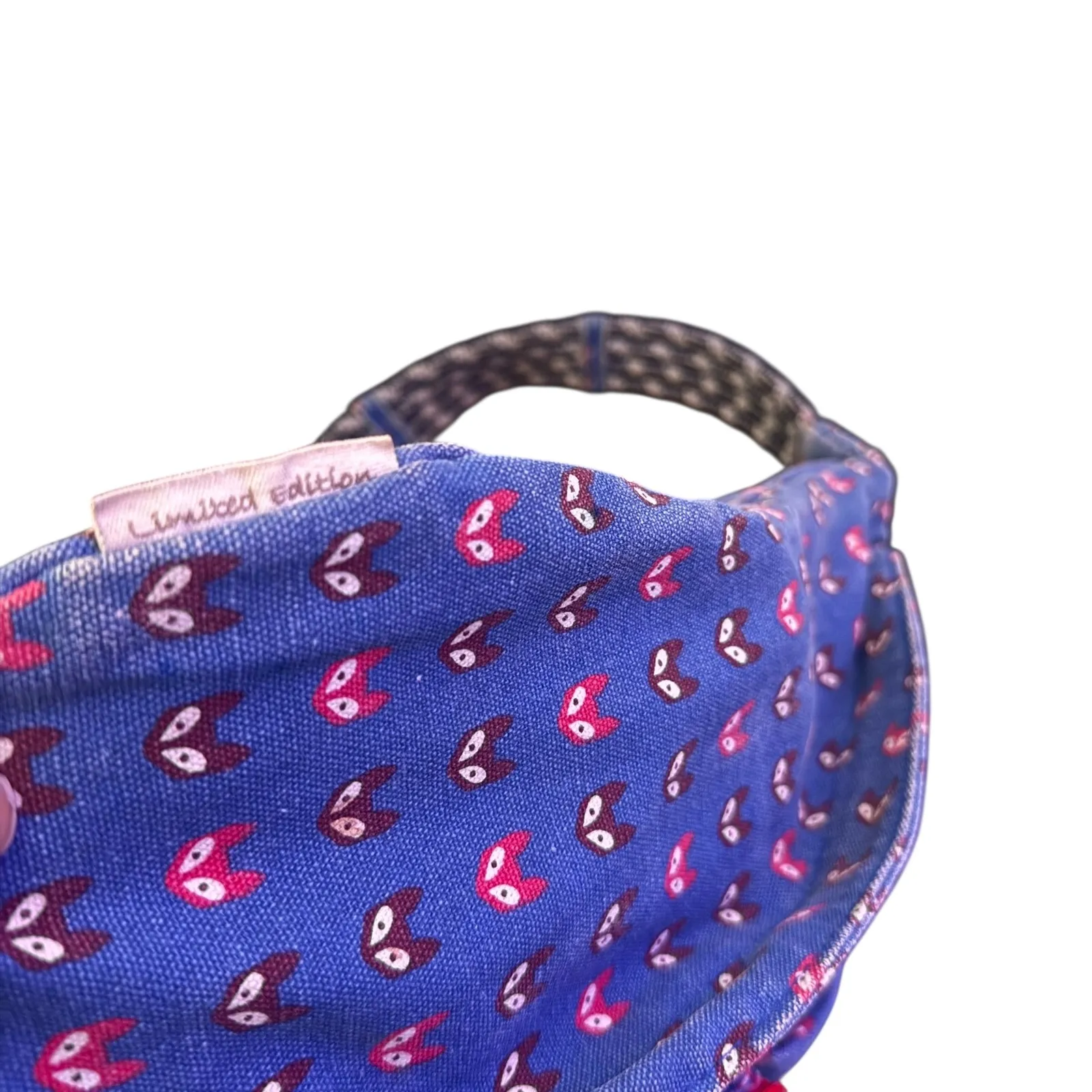 Kavu Bag Rope Sling Crossbody Fox Print Hiking Outdoor Limited Edition‎ Blue - Image 7