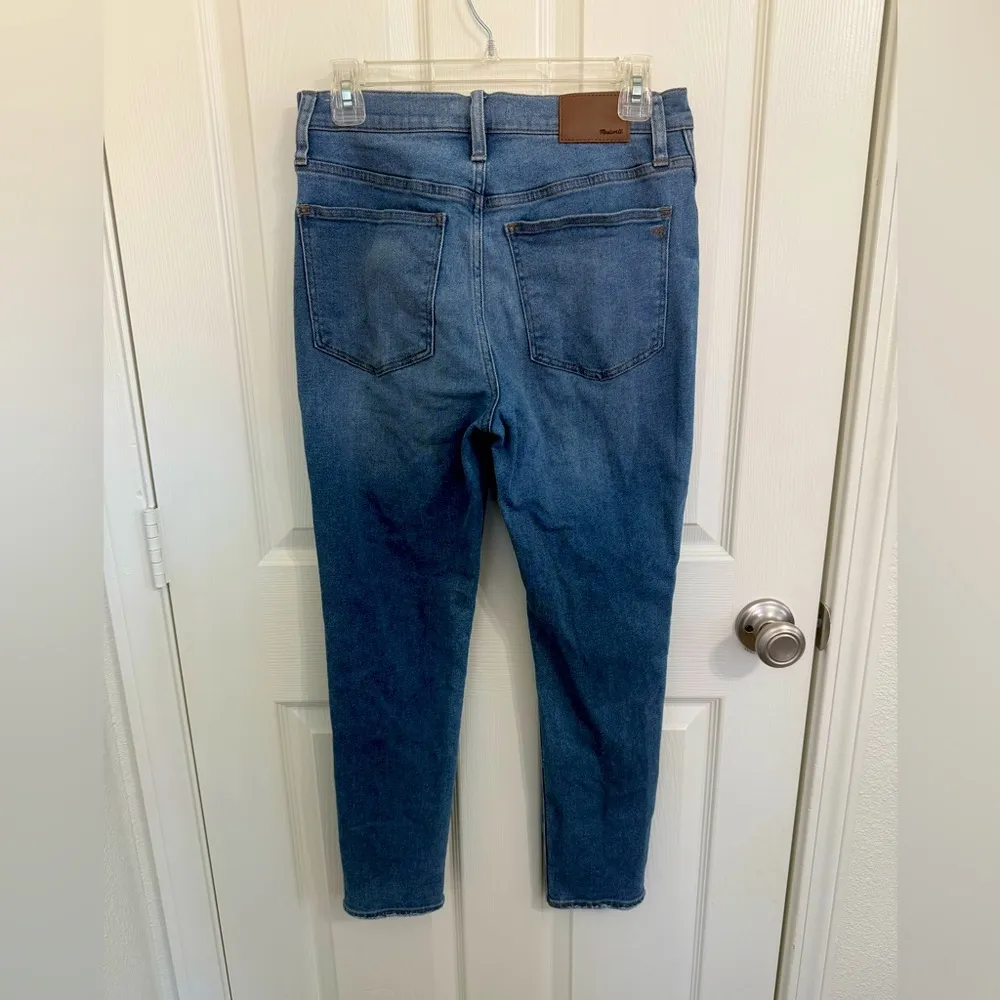 NWT Madewell 10" High-Rise Skinny Crop Jeans in Sheffield Wash, size 27 - Image 6