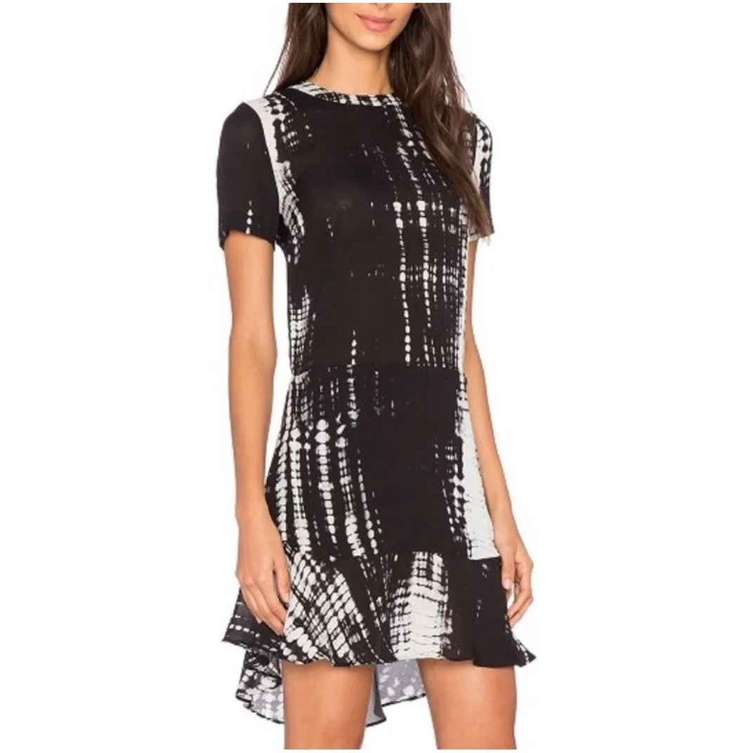 ALC Louise Tie Dye Print‎ Silk Dress NWT Sz 2 - Image 2