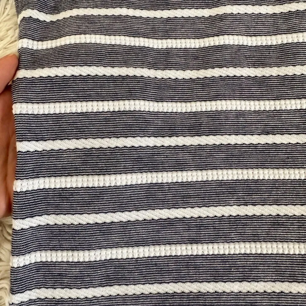 Sail to Sable Blue & White Striped Long Sleeve Dress Sz Small - Image 10