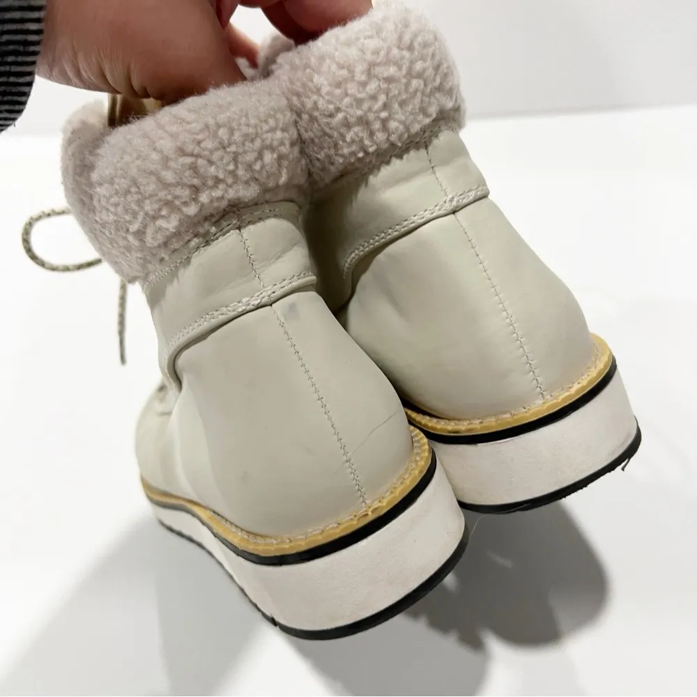 ASPEN Nomad Women’s Hiking Boots Size 9 Stone Cream Water Resistant White - Image 4