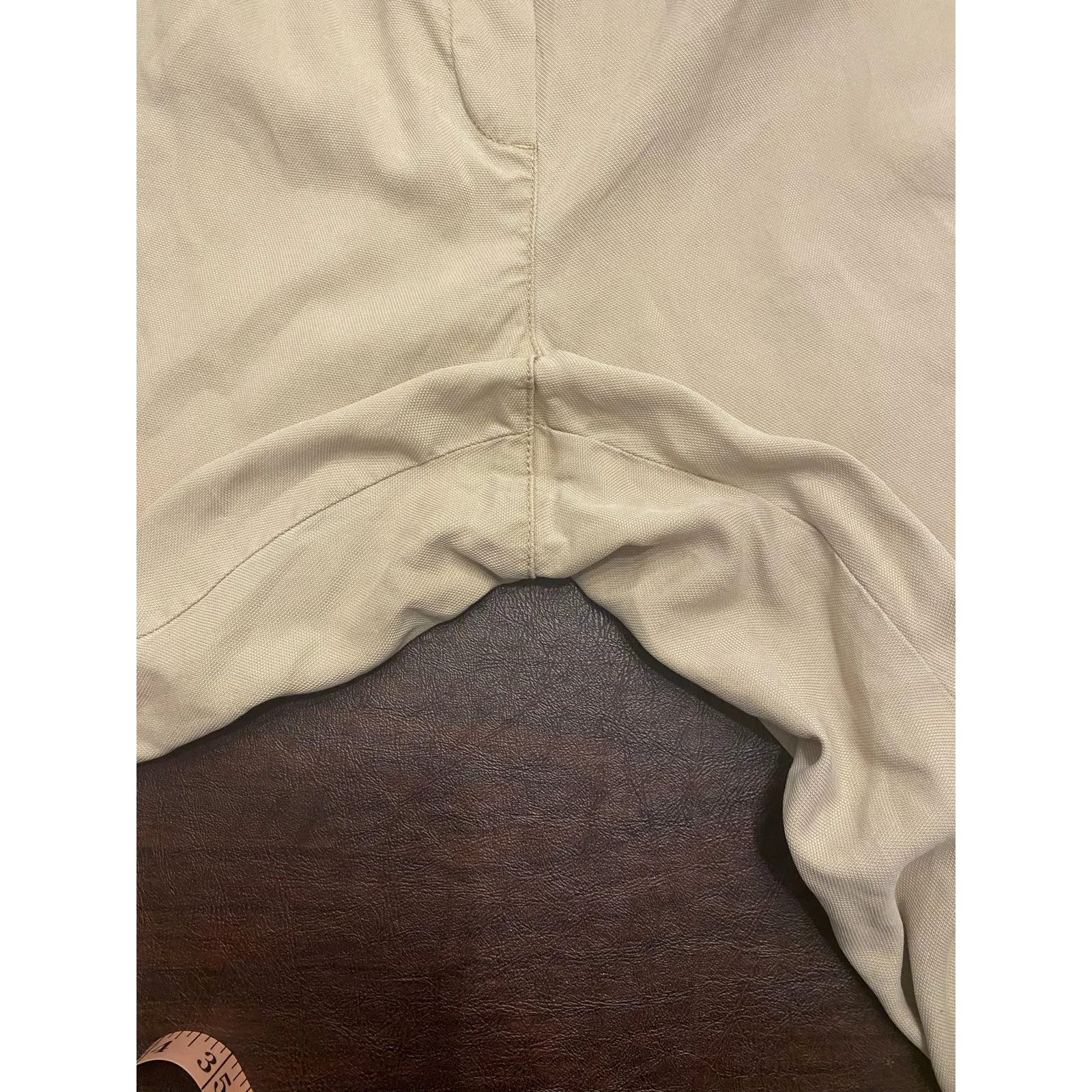 Talbots Easy Drawstring Pants XL Beige Lyocell Pull-On Relaxed Fit Elastic Waist - Image 7