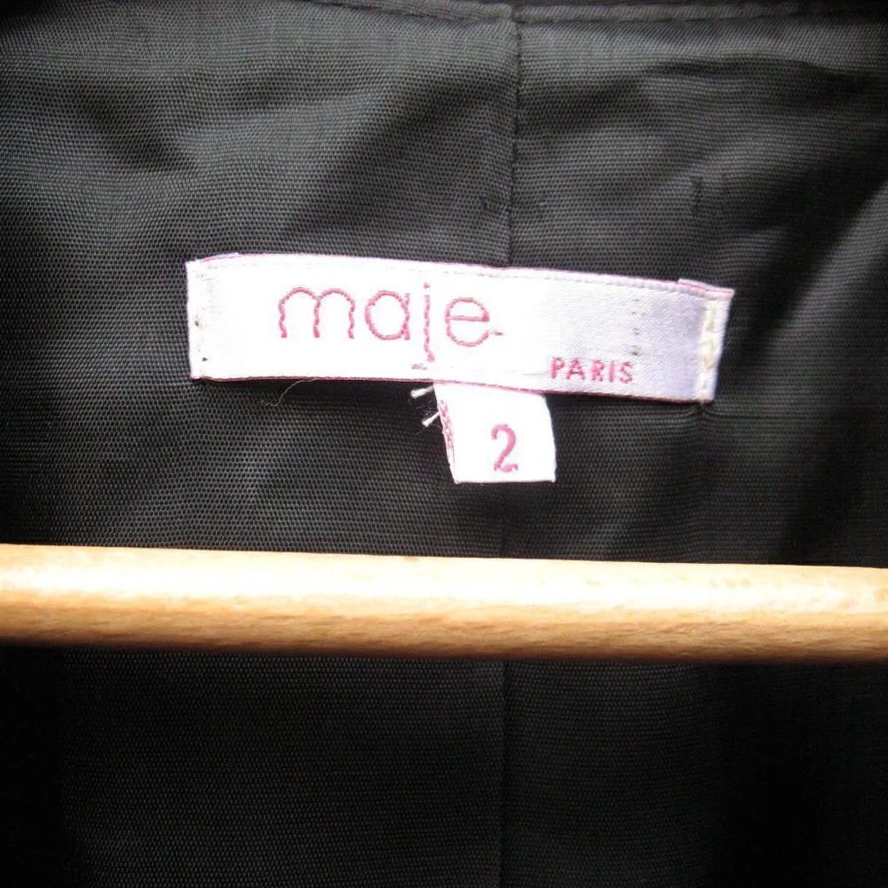 Maje Double Breasted Trench Jacket - Image 7