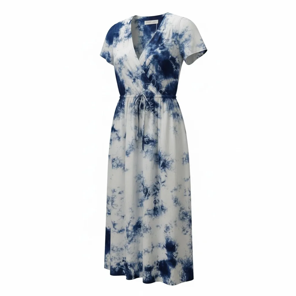 CHRISTY DAWN The Dawn Dress, Indigo Shibori, OS - Image 10