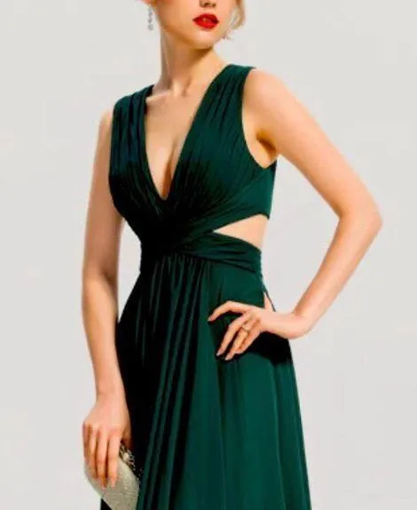 Blush Pink Bridesmaid Dress Size M - Image 2