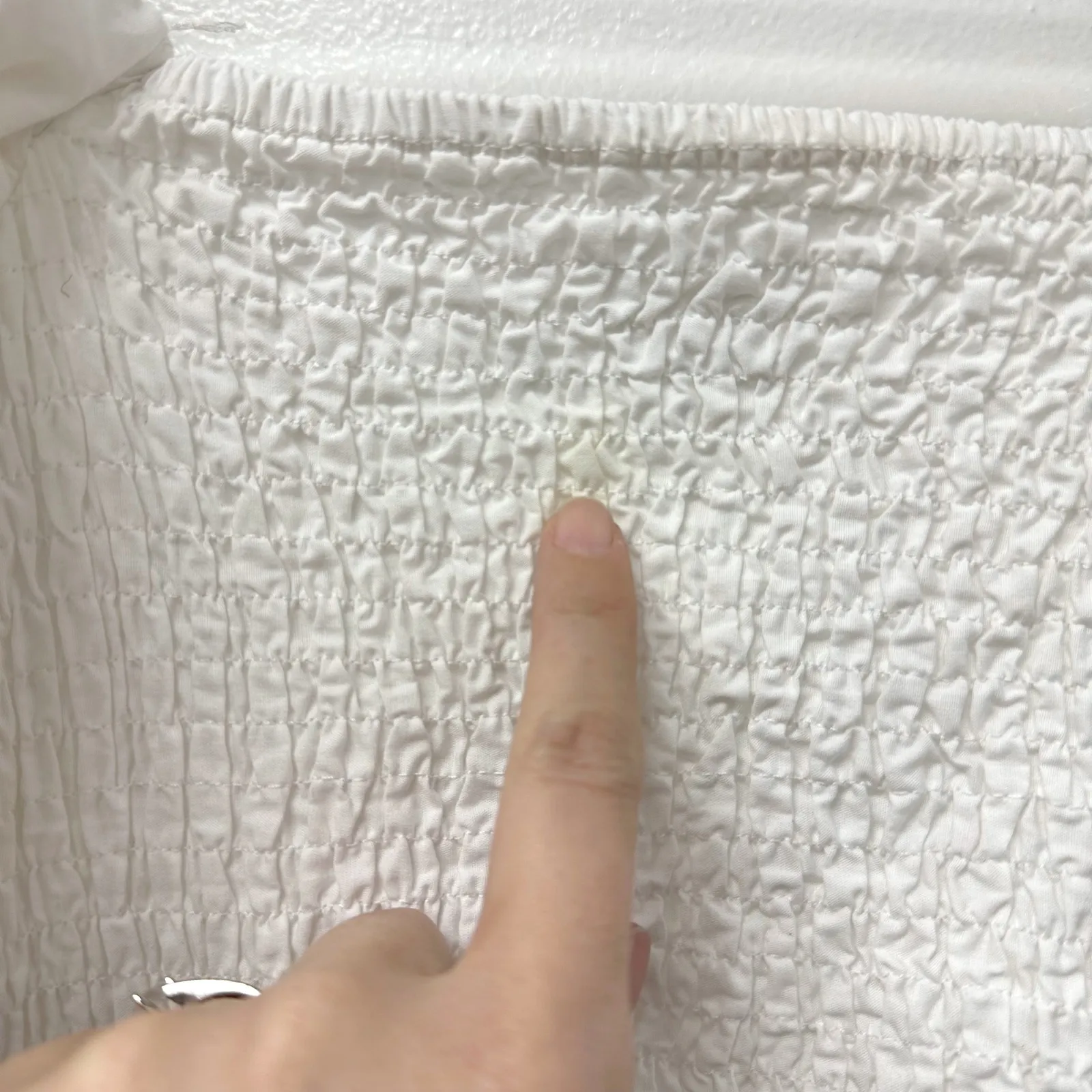 Anthropologie Moon River Off-the-shoulder Cutout Maxi Dress‎ White Size S - Image 4