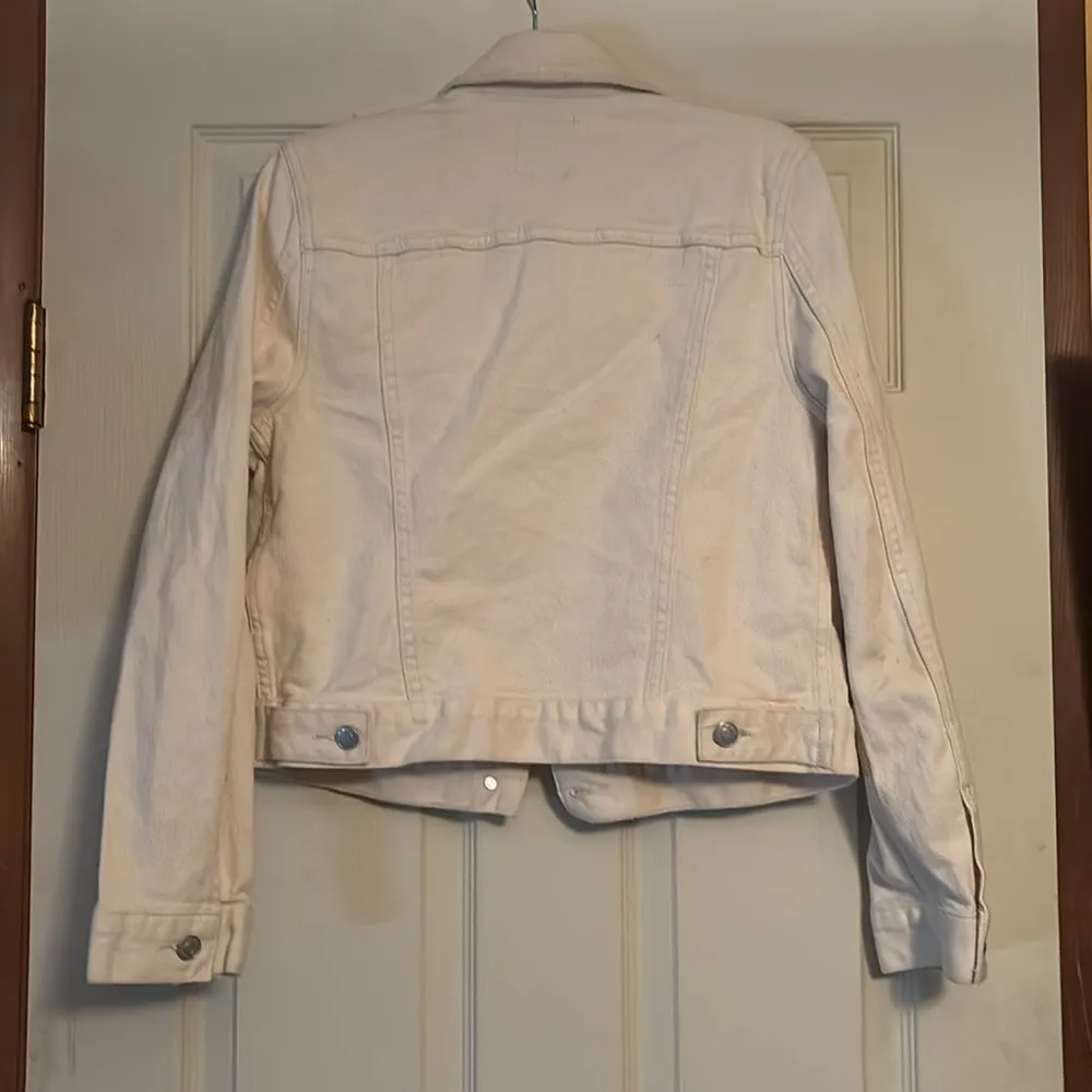 Oat Off White Jean Jacket size s - Image 4