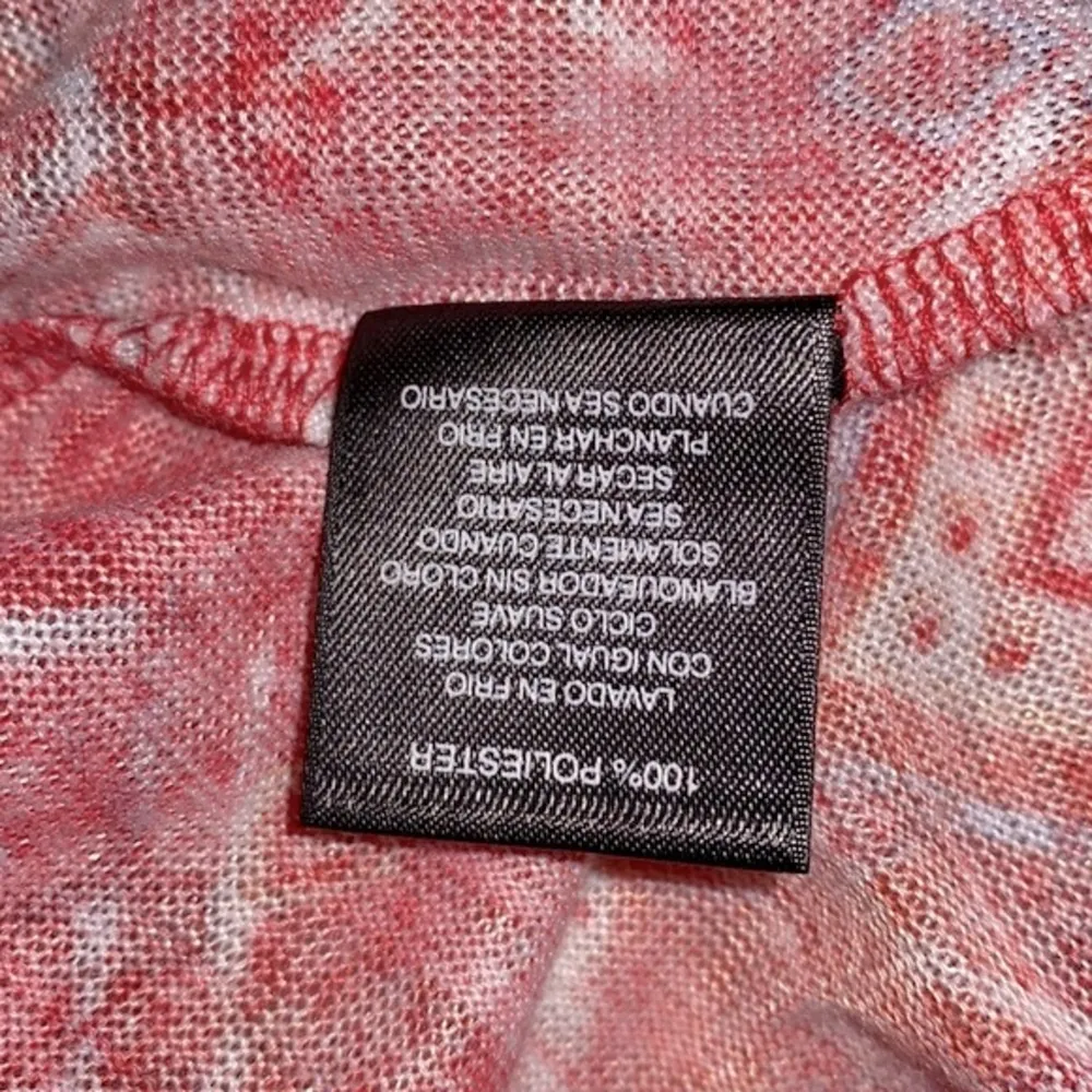 Signature Studio red fringe boho top size small - Image 7