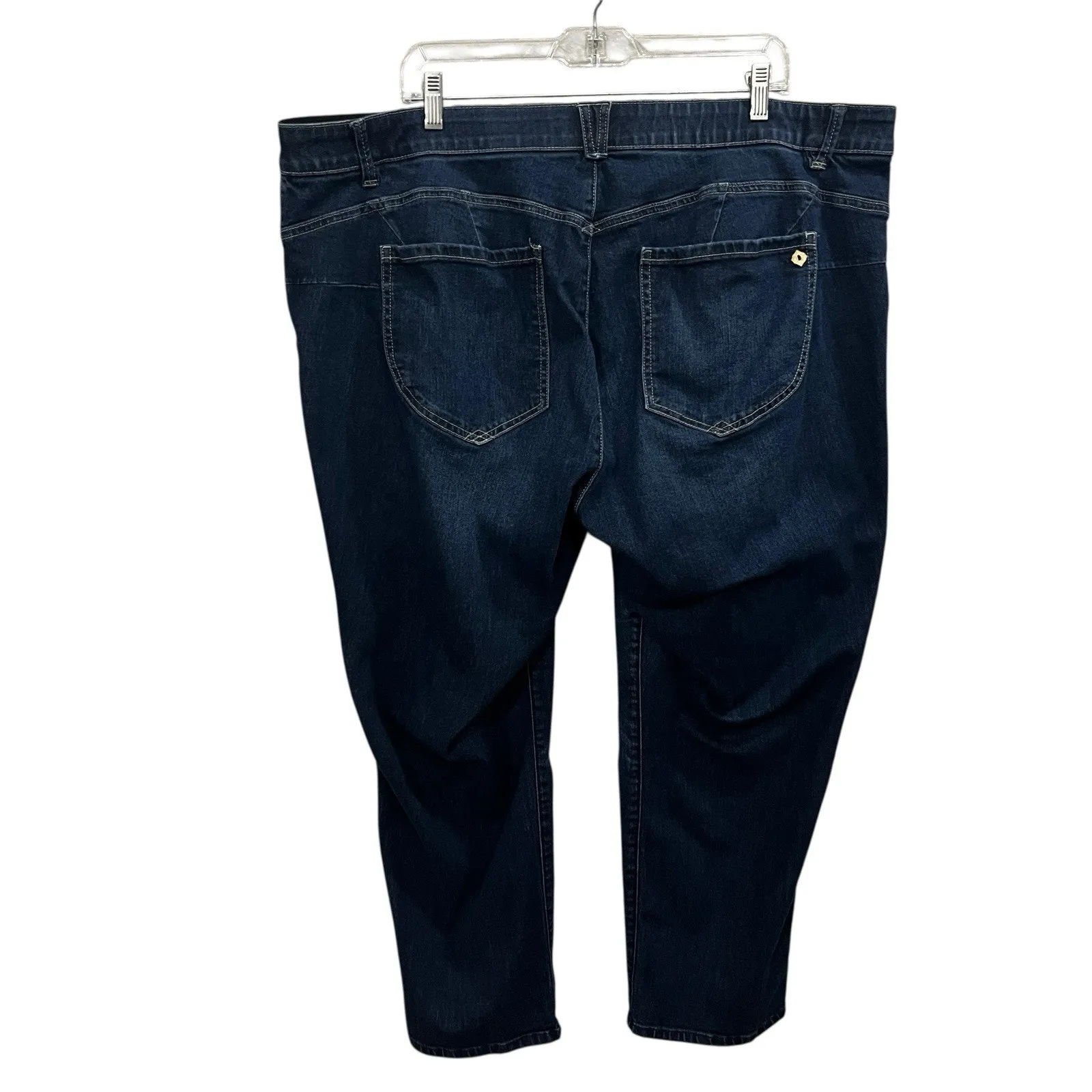 Democracy Ab solution Ankle Skimmer Jeans Size 24 Dark Wash Stretch - Image 7