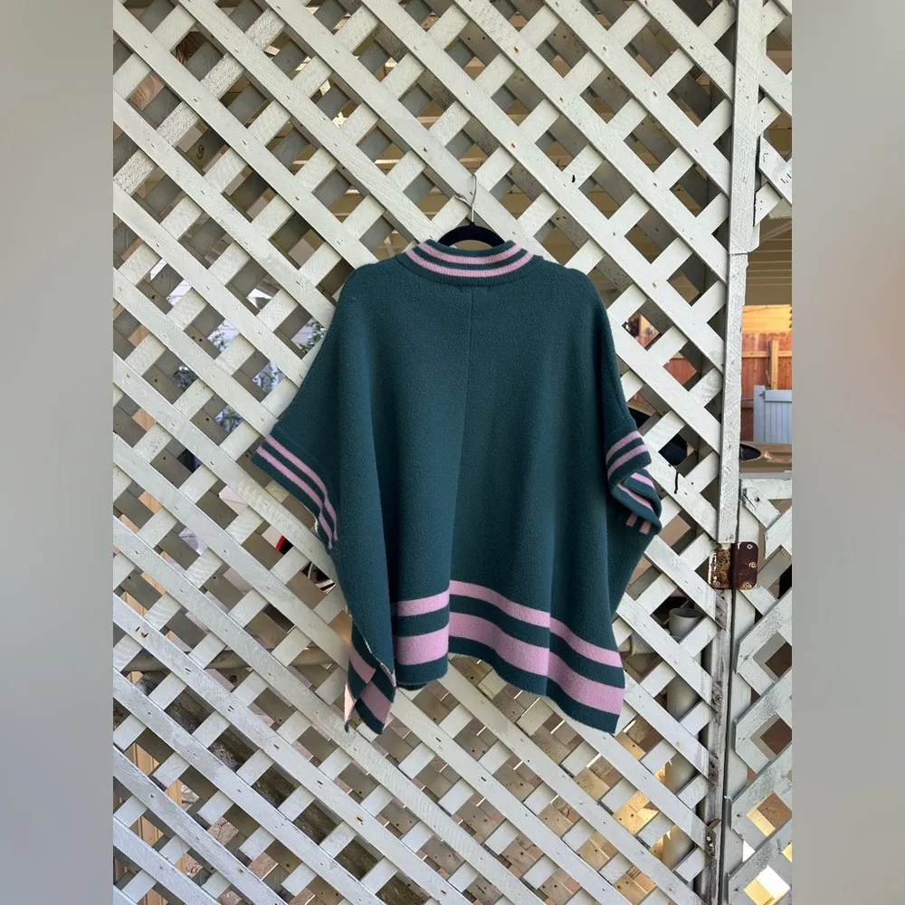 Free People  Pep Rally Stripe Poncho - Image 5