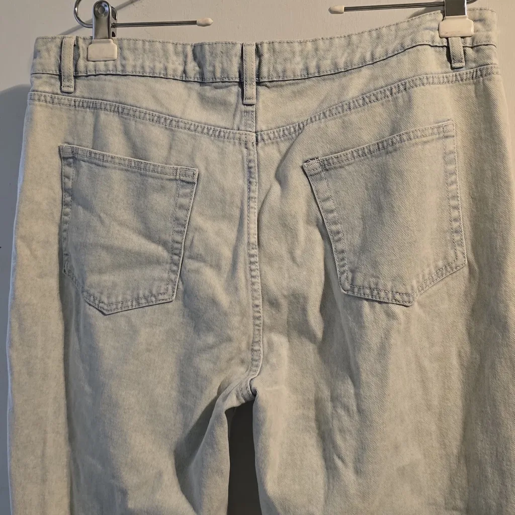 Refuge Light Blue Distressed Flare Jeans - Image 6