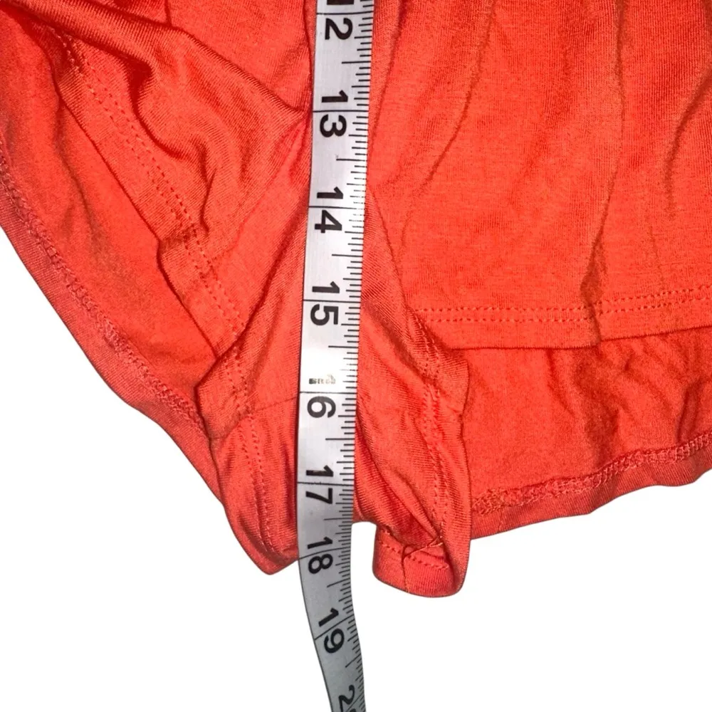 NWOT Free People Beach Sabbia Convertible Orange Shorts Romper LARGE - Image 8