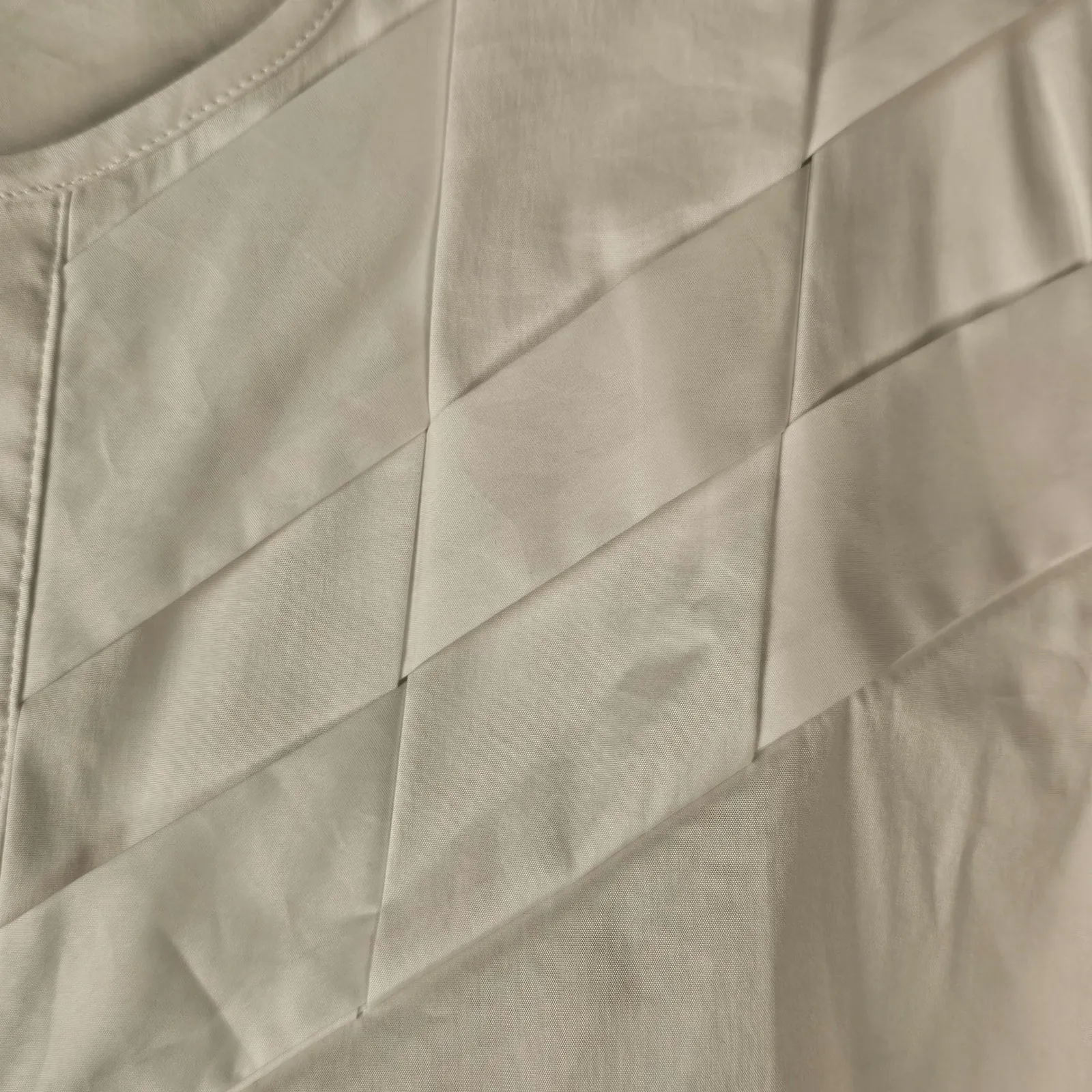 Misook‎ Womens White V Neck Blouse Large - Image 3