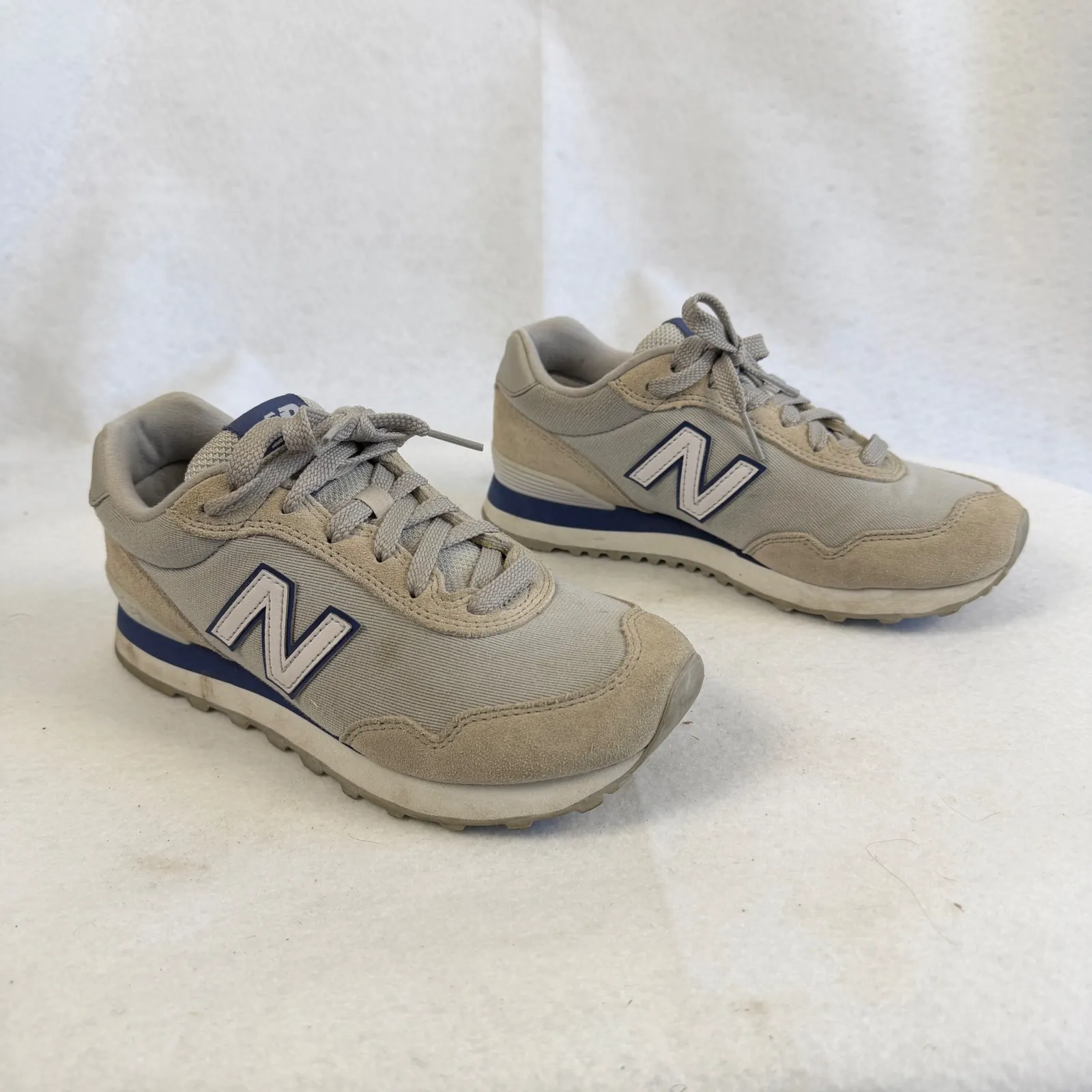 New Balance WL515OC3 Running Shoes Beige Blue N Logo Womens 6 Activewear - Image 4