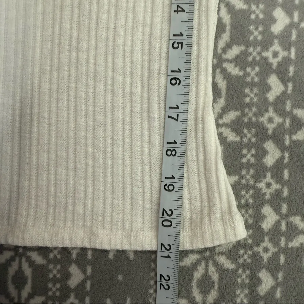 NWT Lulus VICI White Ribbed Tank Top‎ Size Small - Image 6