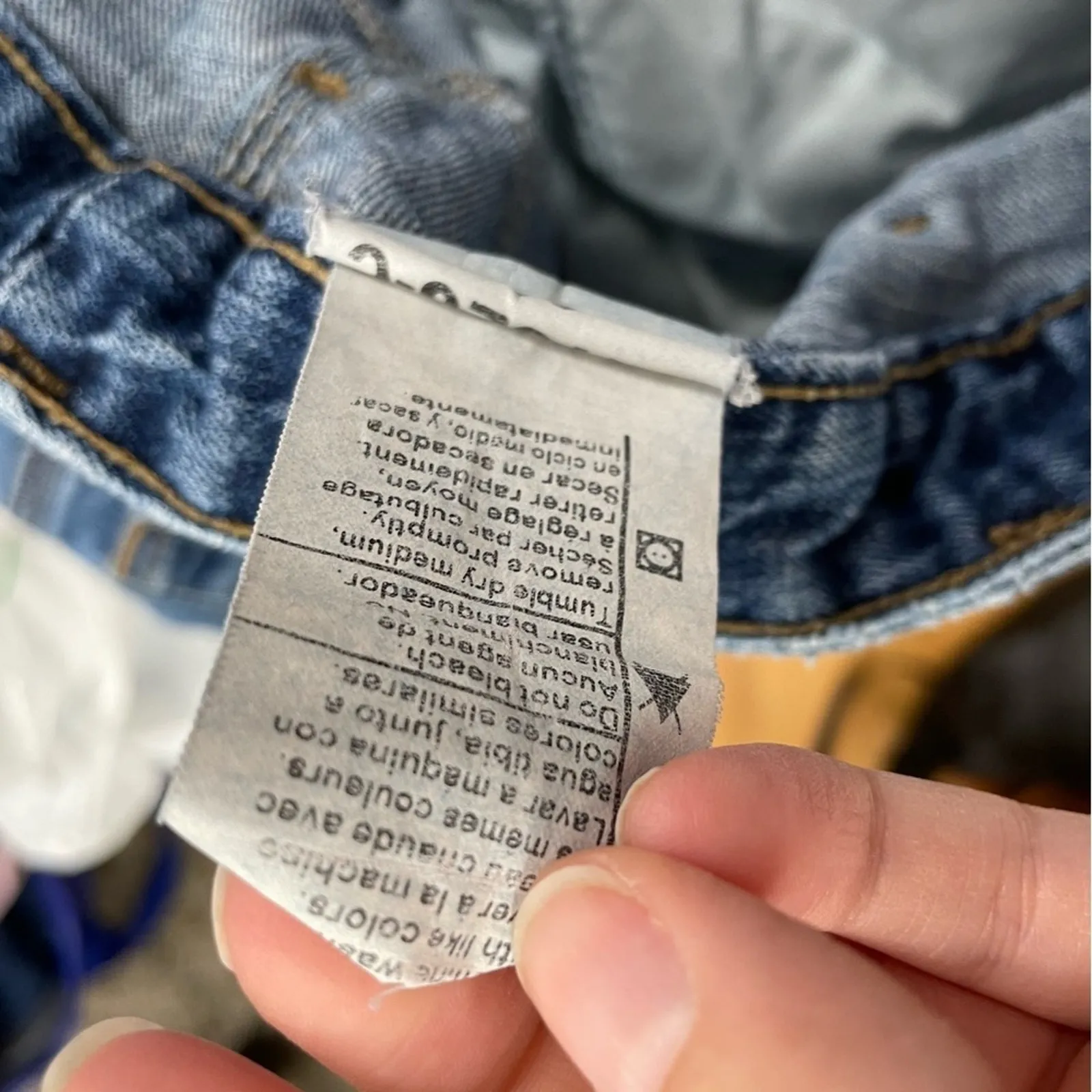 Carhartt Womens Straight Leg Jeans Womens 16 Medium Wash Mid Rise Blue Denim - Image 12