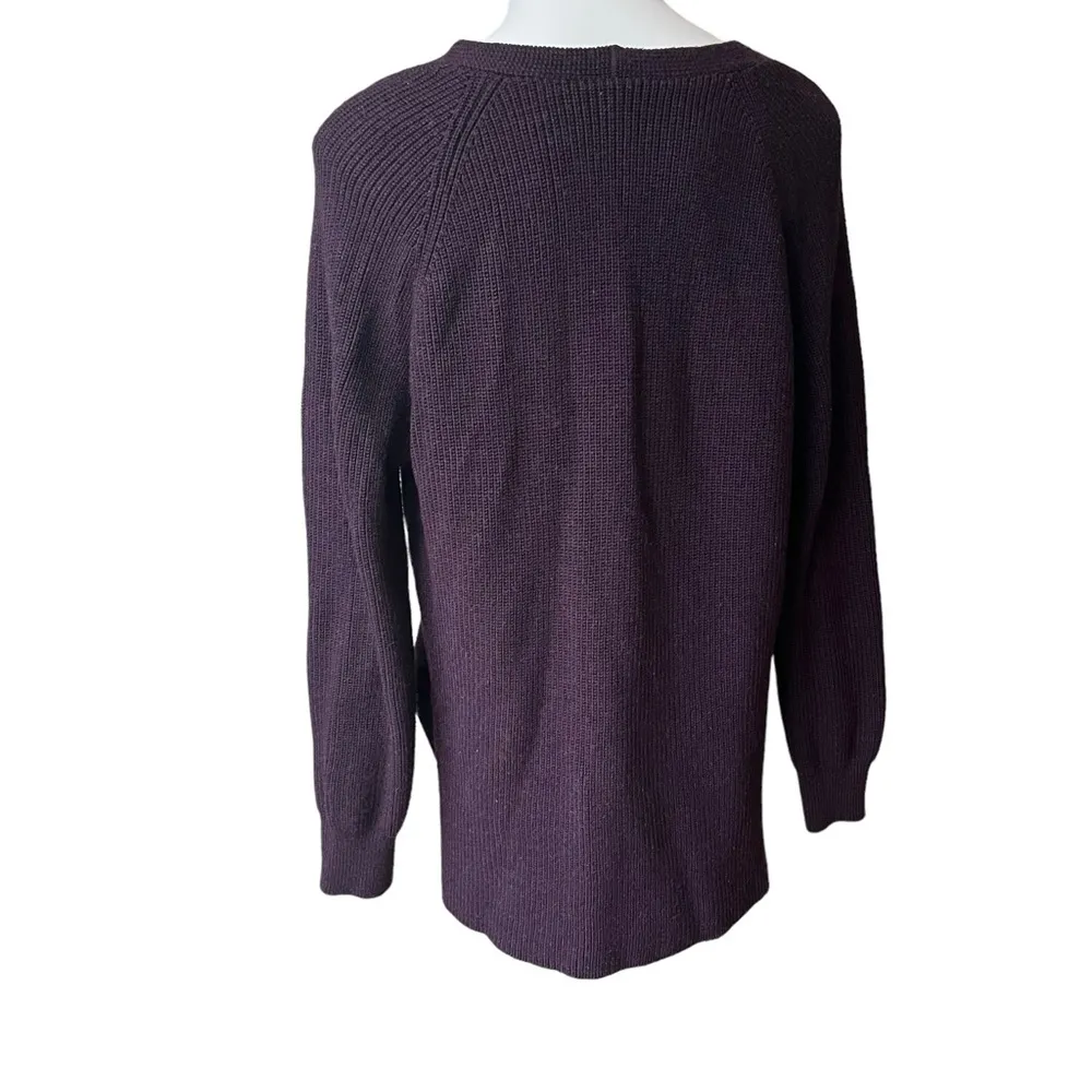 Athleta Switchback Pullover V-Neck Sweater, Sz S - Image 3