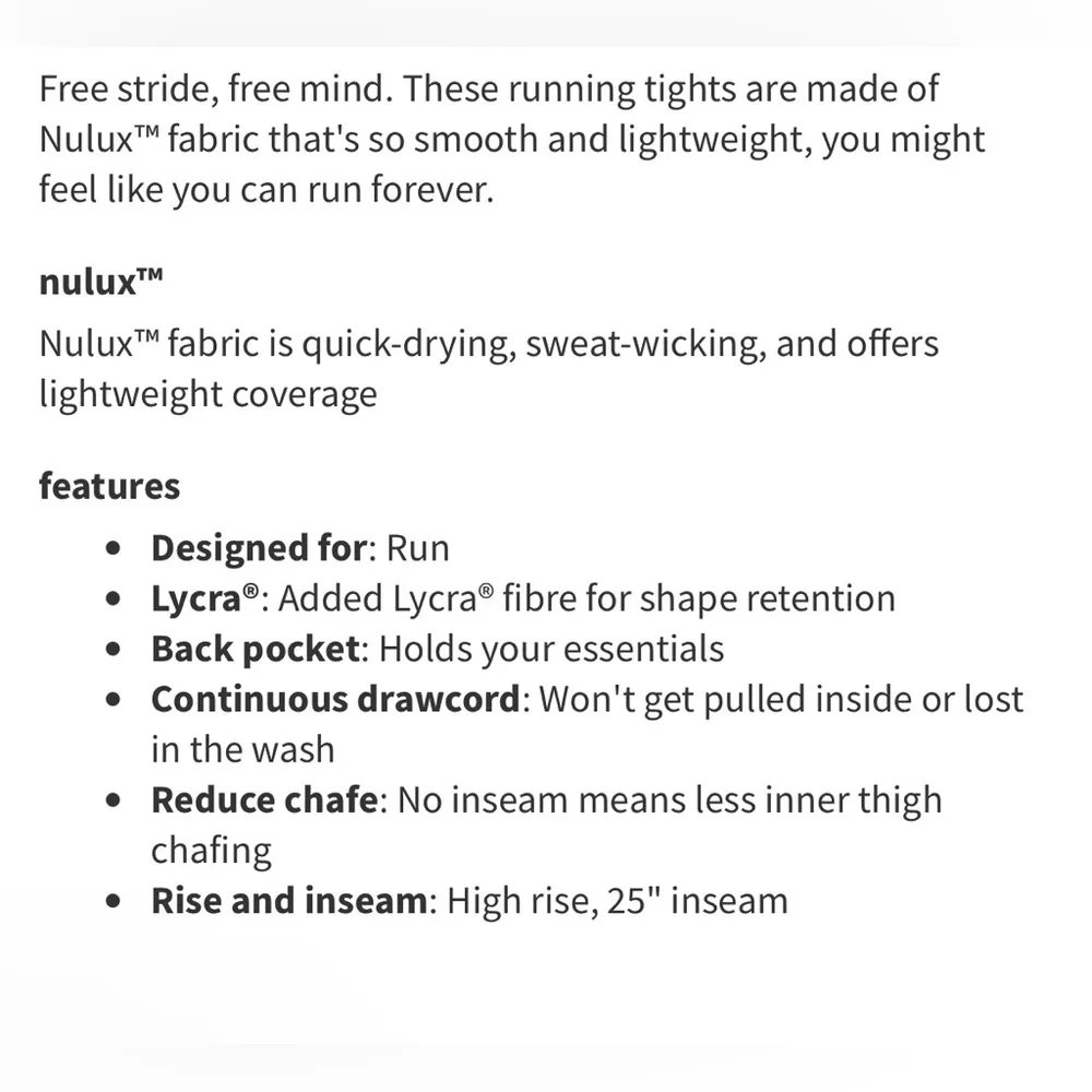 Base Pace HR Legging 25” Color: Floral Spray Multi Size 2 EUC - Image 3