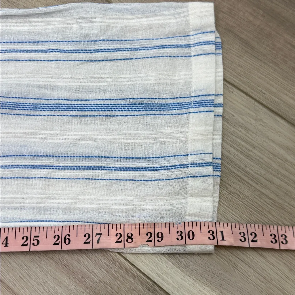 Melissa Odabash blue striped Krissy pants size small - Image 8