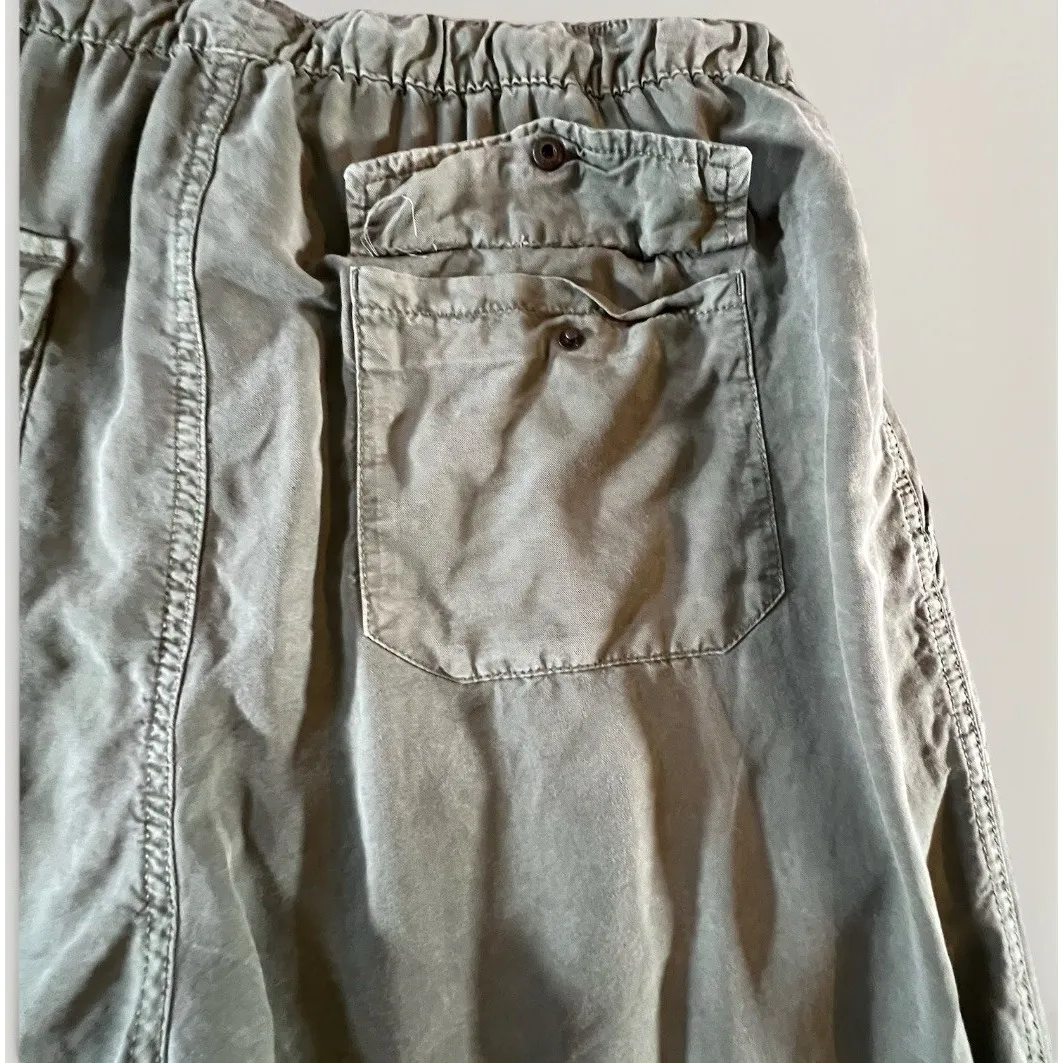 Sanctuary Women's XL Sage Green Tencel Jogger Pants Drawstring Elastic Cuff - Image 6