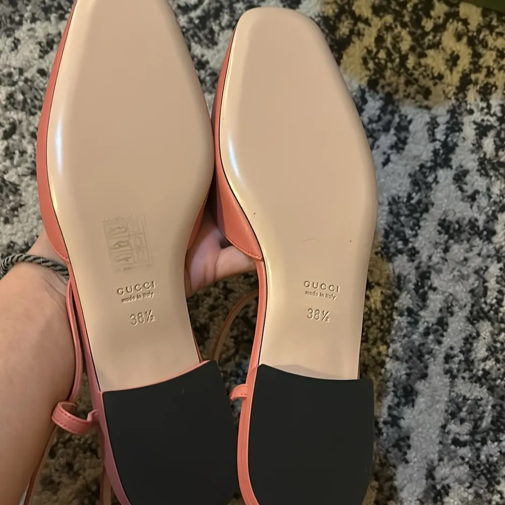 Gucci Double G Leather T-Strap ballerinas Ballet Flat Gorgeus Grace - Image 4